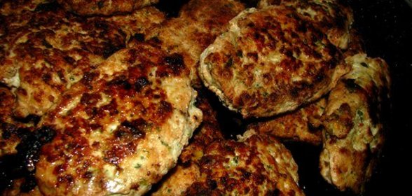 Куриные котлеты с перцем