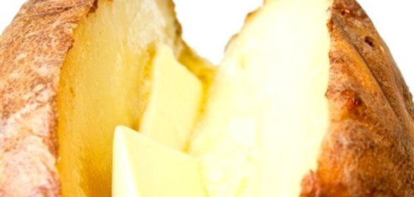 Запеченный картофель с морской солью