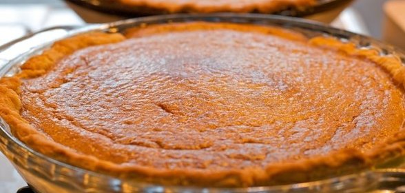 Шарлотка с тыквой