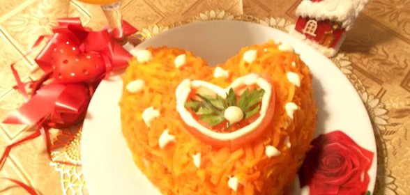 Салат Огненное сердце