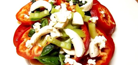 Порционный овощной салат