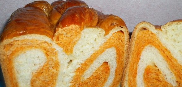 Хлеб с узором в хлебопечке