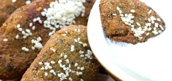 Тыквенные котлеты с маковой начинкой