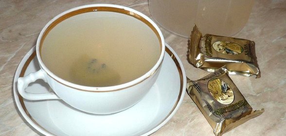 Компот из груш и киви