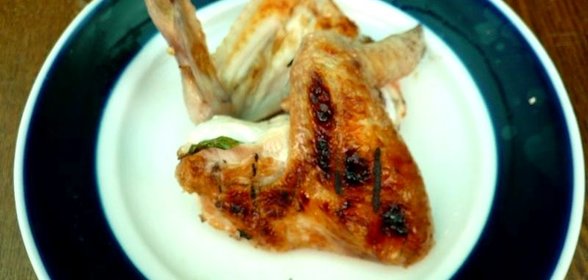 Курица на мангале