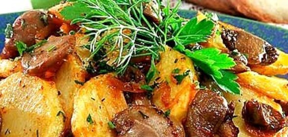 Рагу из рыжиков