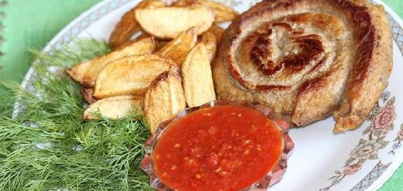 Мясная улитка или фальшивая колбаса