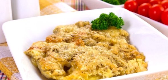 Картофель, запеченный с сыром