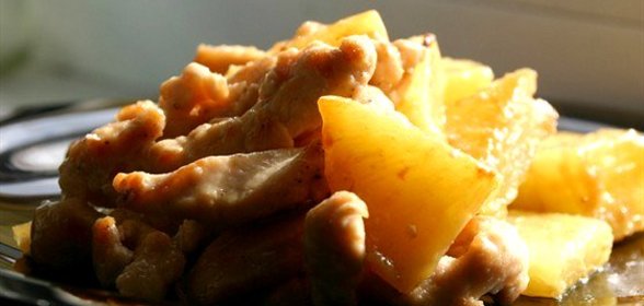 Индейка с ананасом