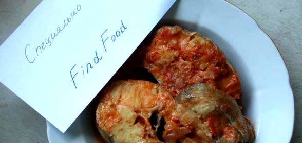 Минтай в томатном соусе