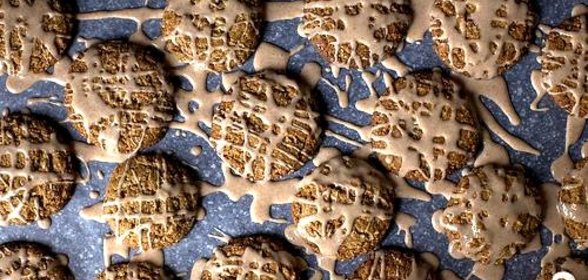 Овсяное печенье с глазурью