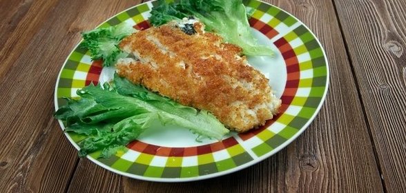 Треска, запеченная в кляре