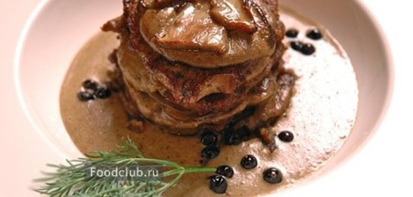 Клопс с грибами