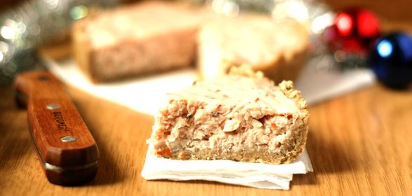 Пирог на овсяной основе с курицей