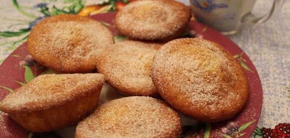 Творожные кексы в формочках