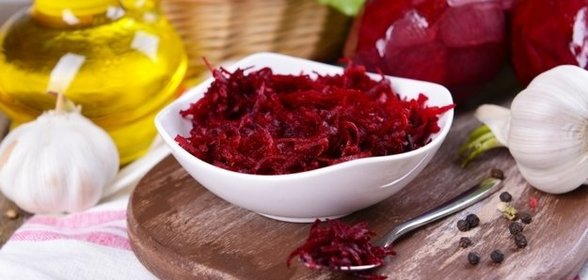 Свекла с чесноком