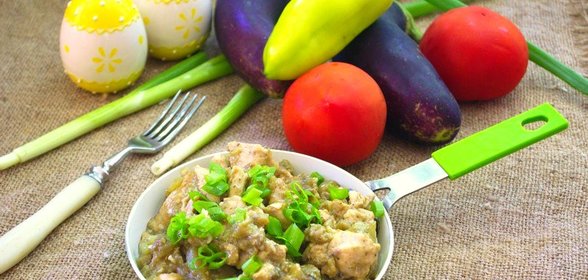 Синенькие с курочкой