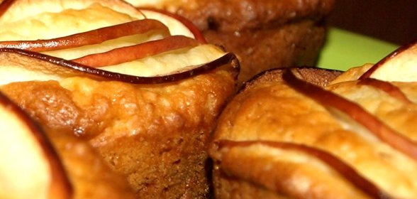 Яблочно-йогуртовые кексы