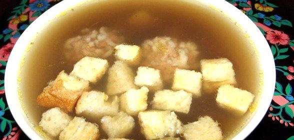 Чечевичный суп с фрикадельками