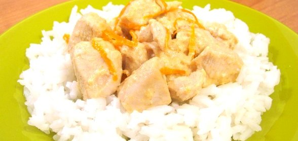 Куриное филе под апельсиновым соусом