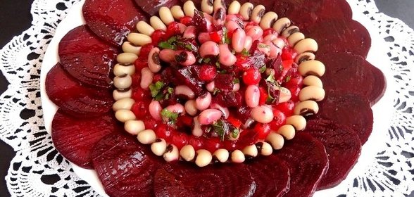 Салат Мавро мати (черные глаза)