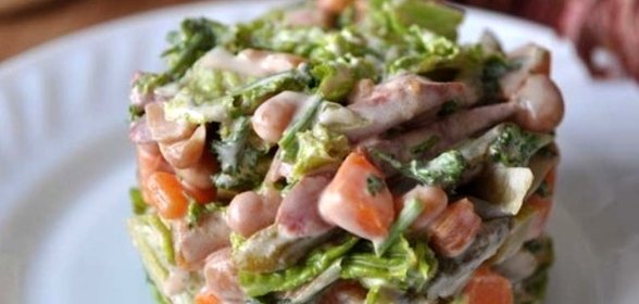 Колбасный салат по-немецки