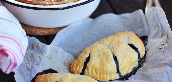 Черничный пирог в американском стиле