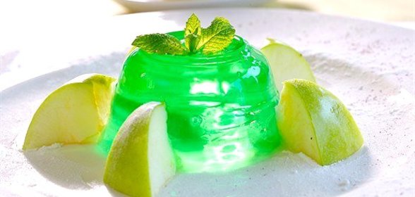 Желе из зеленых яблок