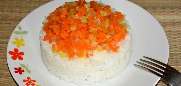 Рис с овощами - брюнуаз