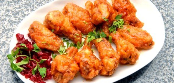 Кисло-сладкие куриные крылышки с паприкой