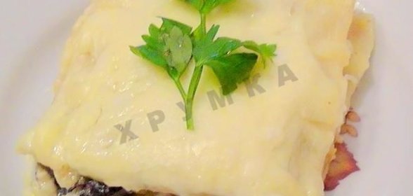 Овощная вегетарианская лазанья с кабачками