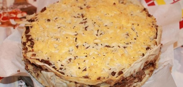 Лазанья из лаваша с фаршем