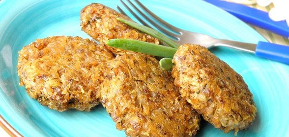 Постные котлеты из гречки
