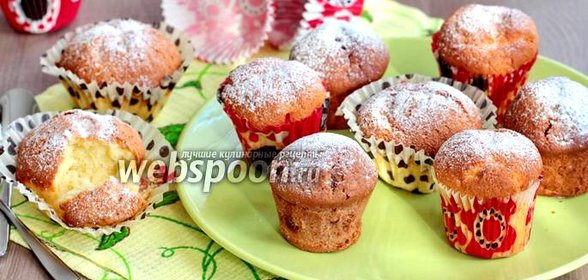 Творожные кексы в формочках