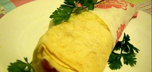 Лаваш в микроволновке