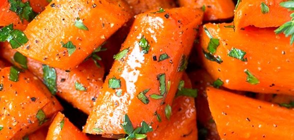 Запеченная медовая морковь