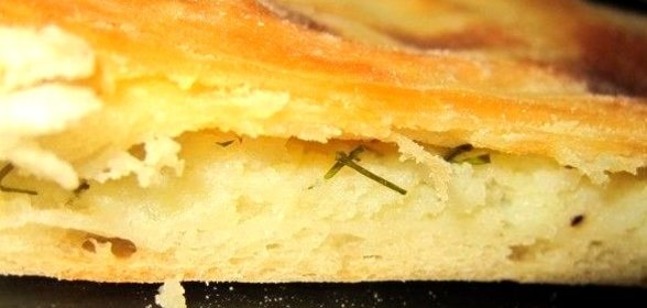 Пирог с картофелем и сыром