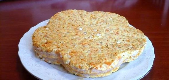 Постный морковный тортик
