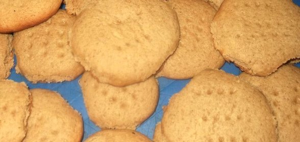 Печенье с клубникой