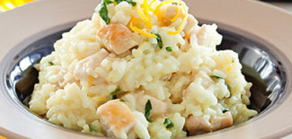 Ризотто с лимонным ароматом в мультиварке