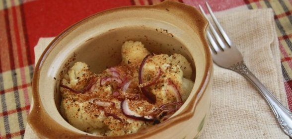 Горшочки с цветной капустой с хрустящей корочкой