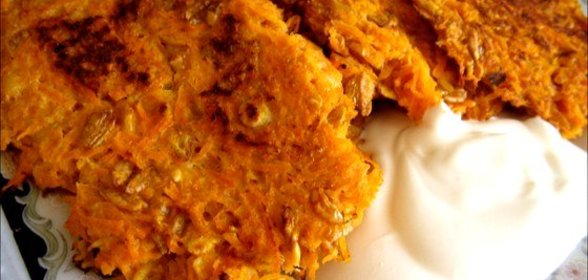 Морковные котлеты с мюсли