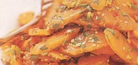 Средне-восточный морковный салат