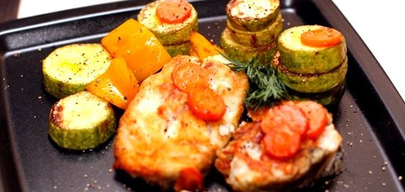 Стейки трески жареные