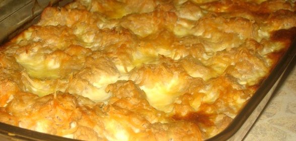 Цветная капуста в сметанном соусе