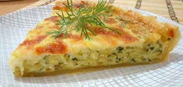 Пирог с кабачком