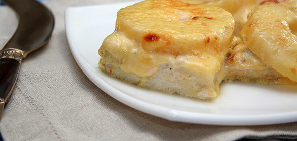 Индейка с ананасами