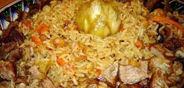 Плов из гуся