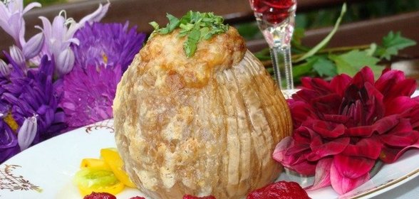 Фаршированные баклажанные бочонки