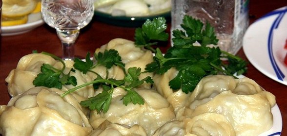 Манты из рубленого мяса